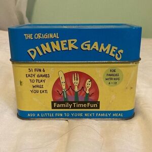 Dinner Games - 51 fun and easy games to play while you eat. ages 6-12